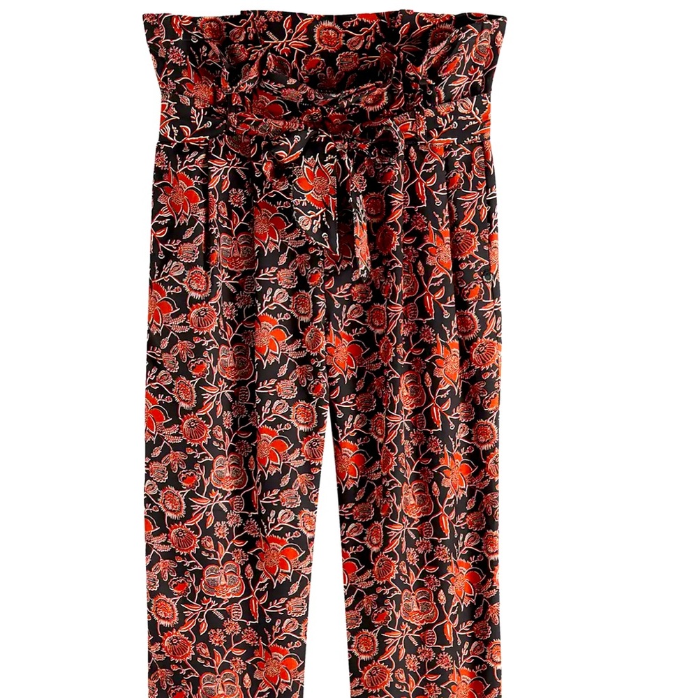 Scotch & soda cocktail pants paper bag waist & zipper
